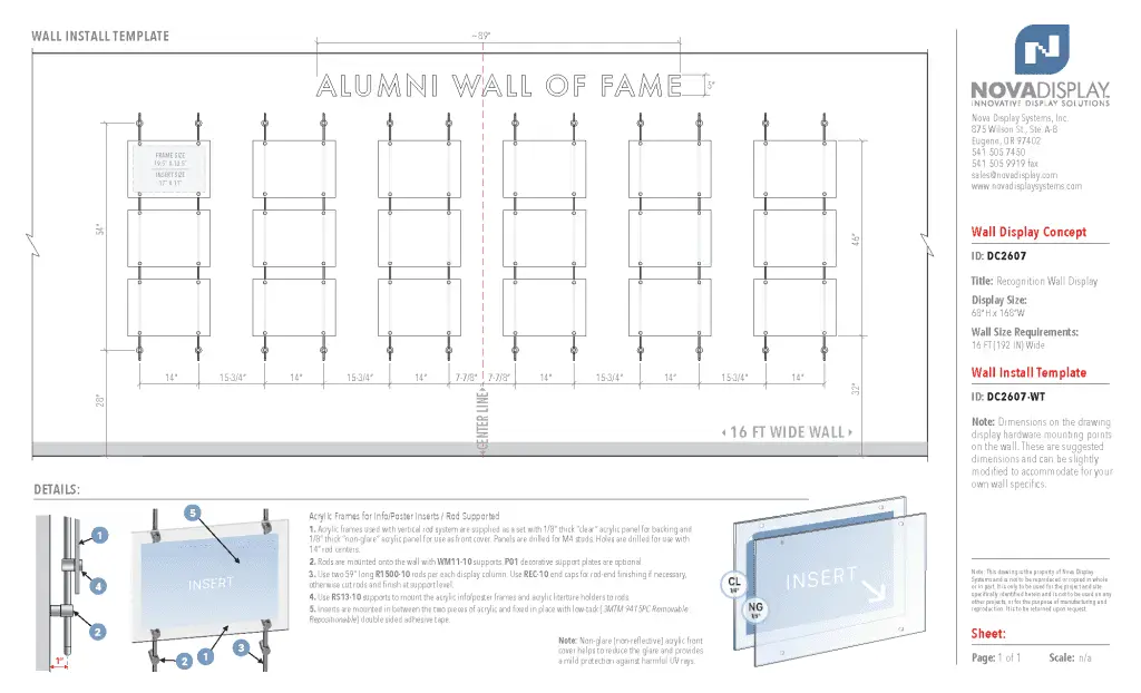 Recognition Wall Display / Wall Display Idea Concept / Alumni Wall of Fame