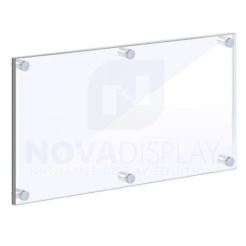 Panoramic Acrylic Frame – Poster Display Kit #KASP-225 / Clear or Non-Glare Front
