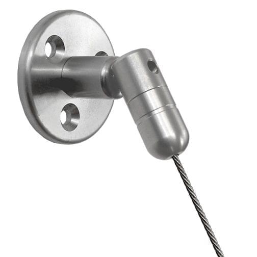 50mm (2″) Dia. Base Support with Ball-Joint Swivel Coupling for Cables | Stainless Steel
