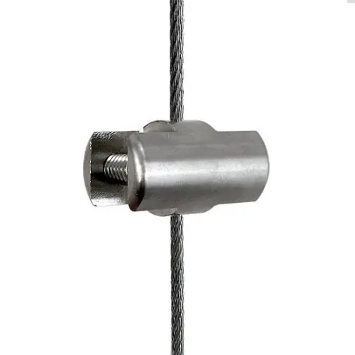 Panel Support Double-Sided – For panels up to 10mm (3/8″) thick (*Use with 3mm Stainless Cables)