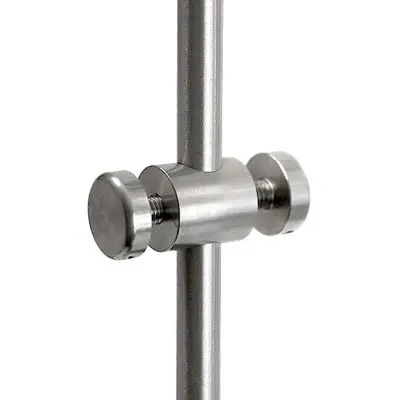 Support with M6 Stud-Cap Double-Sided for Panels with Holes – Non-Removable (#304 Stainless Steel)