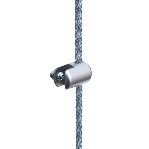 Cable Panel Support Signle-Sided — Vertical Grip-Support – For panels up to 4mm (5/32″) thick.