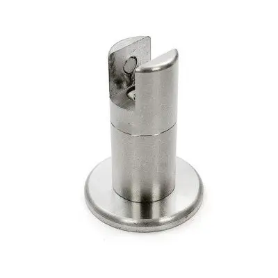 3/4″ Dia. x 2″ PROJECTING STANDOFF SUPPORT w/BASE – Stainless Steel (For 3/8″ thick panels/shelves)