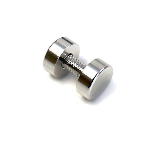 10mm (3/8″) Diameter Screw Cap Set / Material Connector with M4 Stud. Satin Anodized Finish.