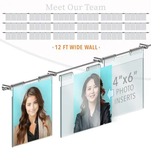 DC2104 Photo Wall Display / Wall Display Idea Concept / Meet Our Team