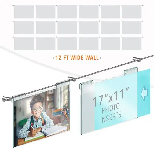 DC2106 Photo Wall Display / Wall Display Idea Concept