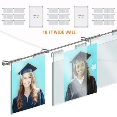 DC2130 Photo Wall Display / Wall Display Idea Concept