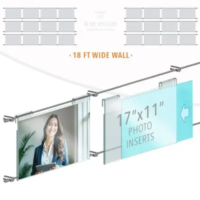 DC2131 Photo Wall Display / Wall Display Idea Concept