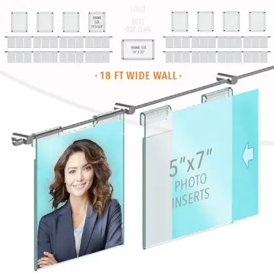 DC2134 Photo Wall Display / Wall Display Idea Concept