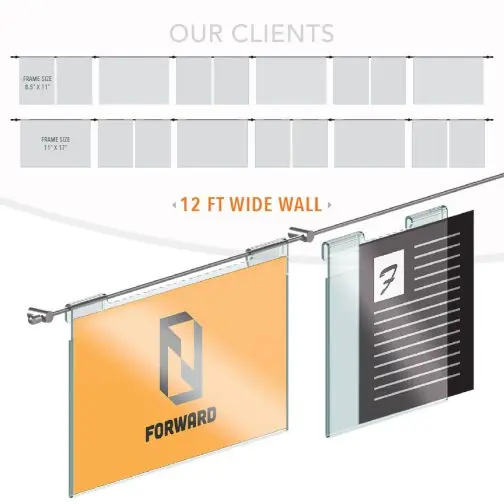 DC2600 Recognition Wall Display / Wall Display Idea Concept / Donor Wall Display