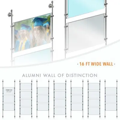 DC2606 Recognition Wall Display / Wall Display Idea Concept / Alumni Wall of Distinction