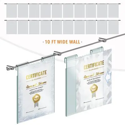 DC2609 Recognition Wall Display / Wall Display Idea Concept / Certificate Wall Display