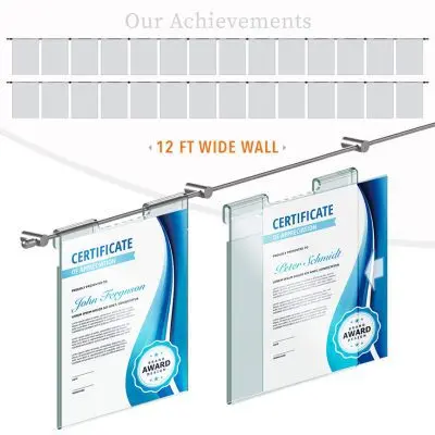 DC2611 Recognition Wall Display / Wall Display Idea Concept / Certificate Wall Display / Our Achievements