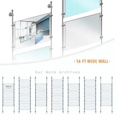 DC2133 Photo Wall Display / Wall Display Idea Concept / Our Work Archive in Photos