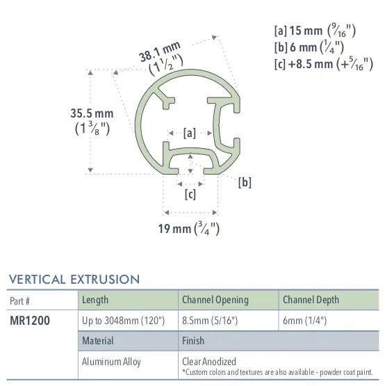 Specifications for MR1200+D1