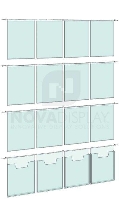 KHPI-017_Hook-on-Poster-Literature-Holder-Display-Kit-wall-mounted-on-horizontal-rods