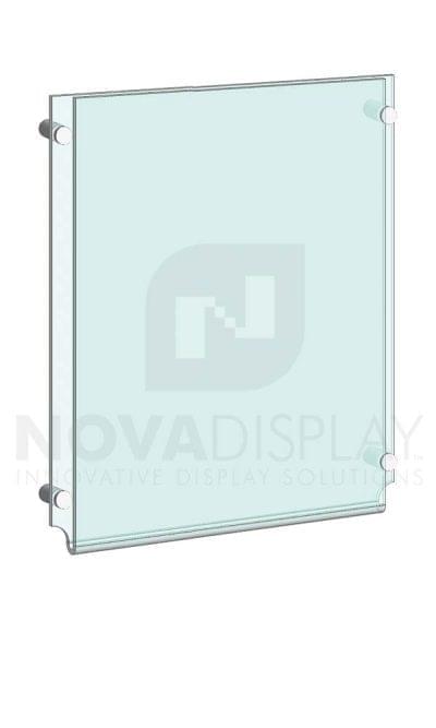 KPI-001_Easy-Access-Poster-Holder-Display-Kit-wall-mounted-on-standoffs