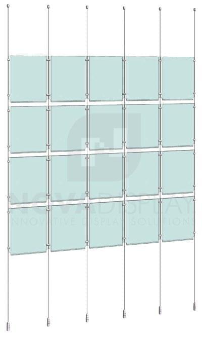 KPI-106_Easy-Access-Poster-Holder-Display-Kit-cable-suspended