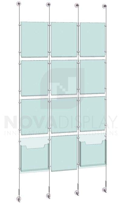 KPI-116_Easy-Access-Poster-Holder-Display-Kit-cable-suspended