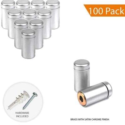 5/8″ Dia. x 1″ Sign Support (3-Part Standoff with M4 Stud-Cap)