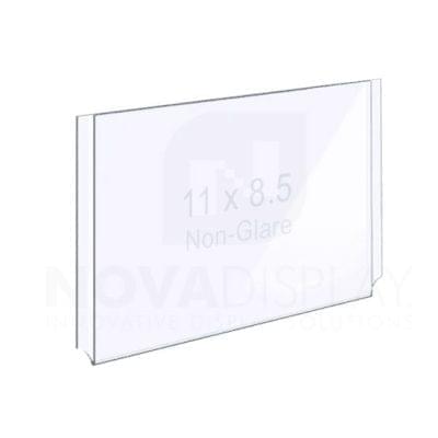 18EAAP-8511L-NG Non-Glare (Anti-Reflective) Easy Access Acrylic Pocket / Poster Holder – Landscape