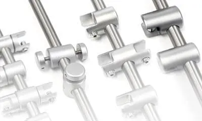 Panel & Shelf Supports for 10mm Rod Display Systems