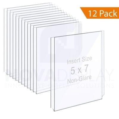 Non-Glare Acrylic Easy Access Info/Poster Holder – Photo Format. Portrait Orientation