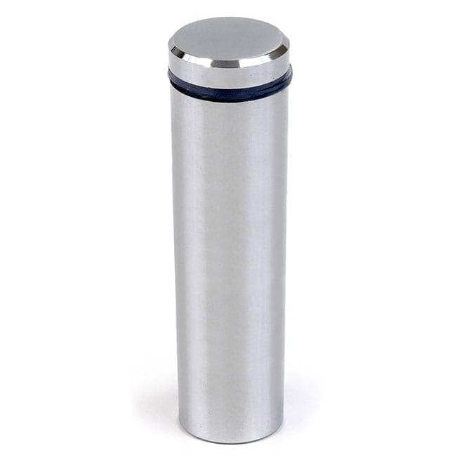 1″ Dia. x 4″ Economy Brass Sign Standoff / Polished Chrome Finish