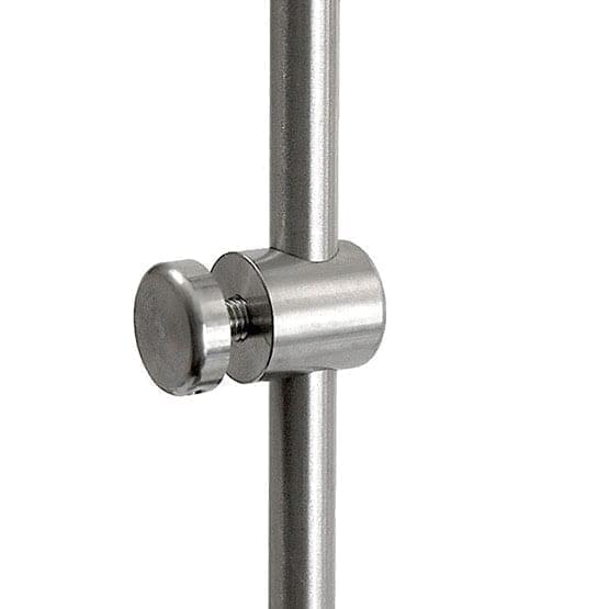 Support with M6 Stud-Cap Single-Sided for Panels with Holes – Non-Removable (#304 Stainless Steel)