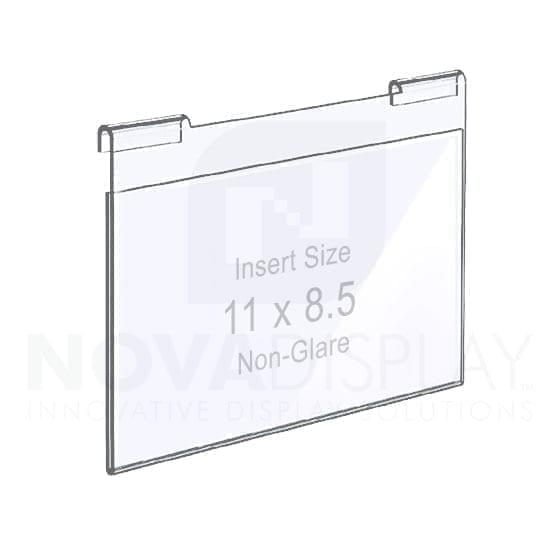 Non-Glare Hook-on Acrylic Pocket / Poster Holder
