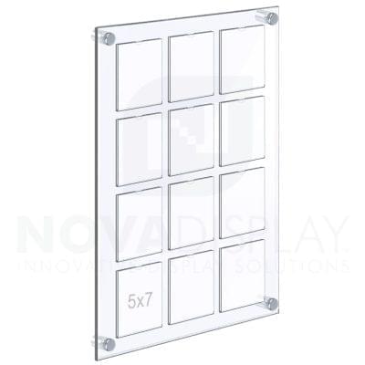 Acrylic Multi-Photo/Collage Frame – 5″ x 7″ Photo Display Board