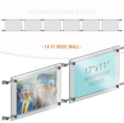 DC2207 Info/Poster Wall Display / Wall Display Idea Concept