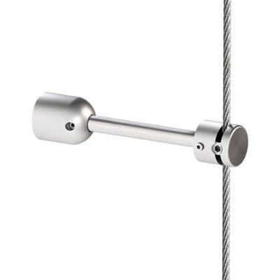 Wall-Mounted Rod Stabilizer with Customizable Depth for 3mm Cable System