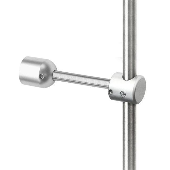 Wall-Mounted Rod Stabilizer with Customizable Depth for 10mm Rod System