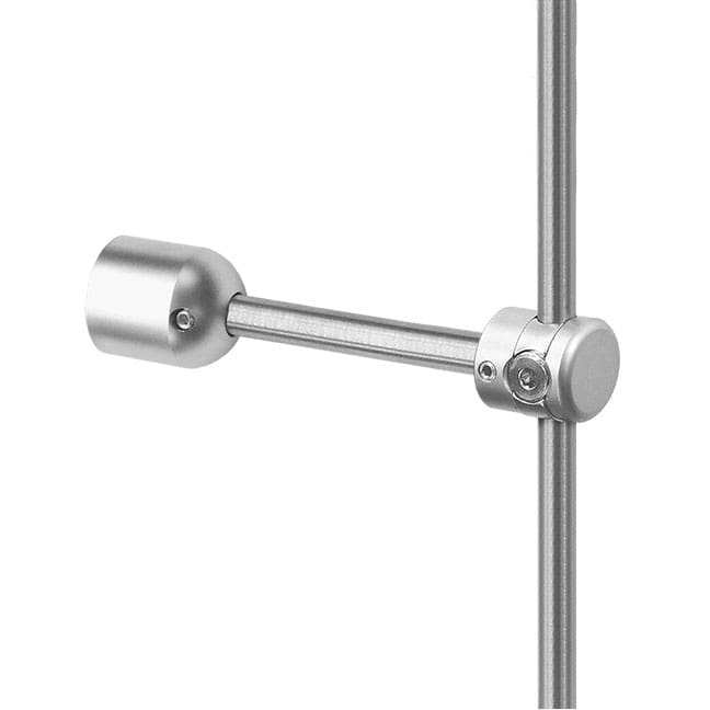 Wall-Mounted Rod Stabilizer with Customizable Depth for 6mm Rod System